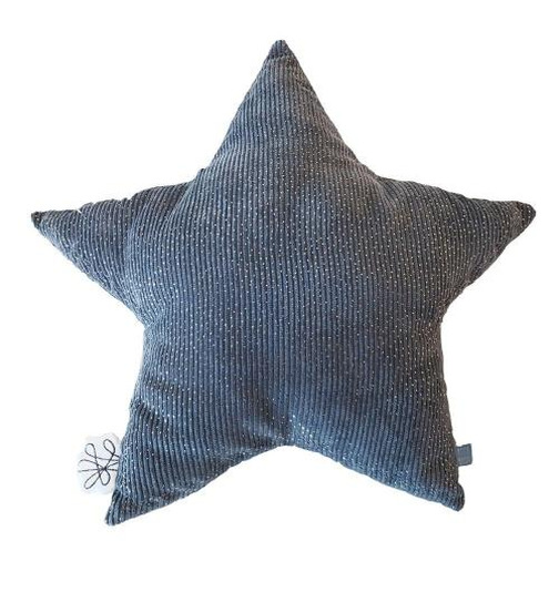 Picca Loulou Kollektion - Kuschelkissen Stern grau