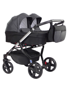 Zekiwa Zwillingswagen Twins Special Anthrazit-Schwarz