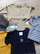 Jungen Langarmshirt Paket 5 Stück Gr.62 -68