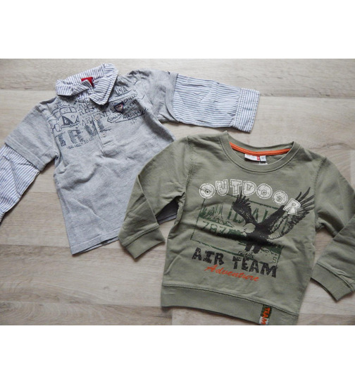 Jungen Sweatshirt - Langarmshirt Gr.86-92