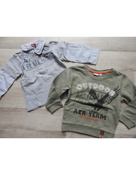 Jungen Sweatshirt - Langarmshirt Gr.86-92