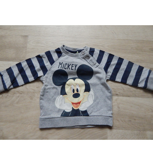 Jungen Baby Sweatshirt Disney Mickey Maus Gr.68
