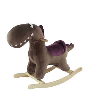 knorrtoys Schaukeltier Dino Henry braun