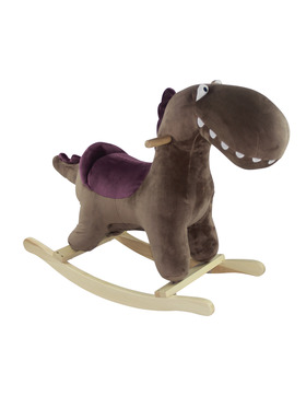 knorrtoys Schaukeltier Dino Henry braun