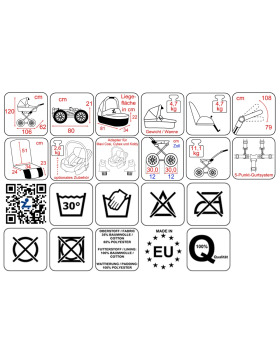 Zekiwa Kombikinderwagen Touring MAX verschiedene Designs