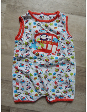 Baby Spieler Strampler Unisex kurz Nature Home Gr.74-80