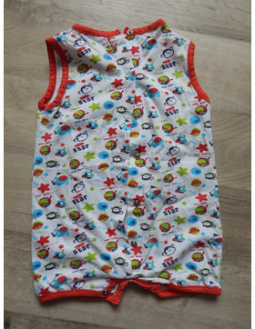 Baby Spieler Strampler Unisex kurz Nature Home Gr.74-80