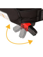 Osann Sitzschale Junior Isofix mit Gurtfix Autositz Black Leather Lederdesign