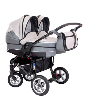 Zekiwa Zwillingswagen Geschwisterwagen Sport Duo Premium...