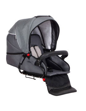 Zekiwa Zwillingswagen Geschwisterwagen Sport Duo Premium 2 Designs