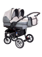 Zekiwa Zwillingswagen Geschwisterwagen Sport Duo Premium 2 Designs