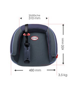 HEYNER SafeUpFix Comfort XL Kindersitz Sitzerhöhung mit Isofix