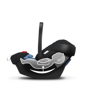 gb Gold Artio Satin Black Babyschale