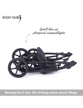 knorr-baby Kombikinderwagen Milos 11- teilig 3 Designs