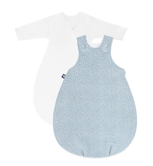 Julius Zöllner Kombi-Schlafsack Cosy Tiny Squares Greenery