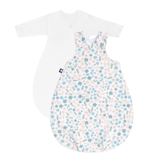 Julius Zöllner Kombi-Schlafsack Cosy Blümchen