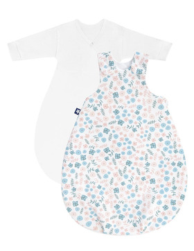 Julius Zöllner Kombi-Schlafsack Cosy Blümchen