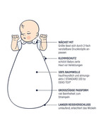 Julius Zöllner Kombi-Schlafsack Cosy Terrazzo Blush