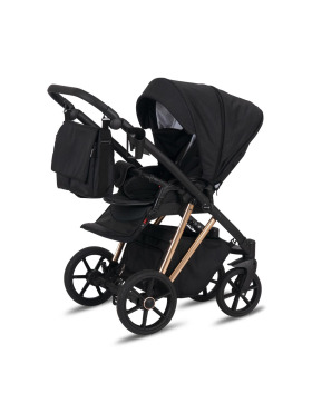 knorr-baby Kombikinderwagen Luzon 11- teilig Gold-Rosè-Edition 3 Designs