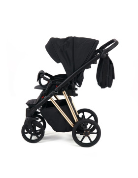 knorr-baby Kombikinderwagen Luzon 11- teilig Gold-Rosè-Edition 3 Designs