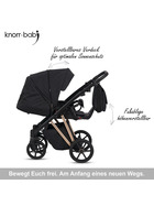 knorr-baby Kombikinderwagen Luzon 11- teilig Gold-Rosè-Edition 3 Designs