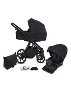 knorr-baby Kombikinderwagen Luzon 11- teilig Black Edition verschiedene Designs