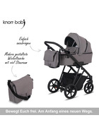 knorr-baby Kombikinderwagen Luzon 11- teilig Black Edition verschiedene Designs