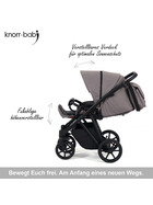 knorr-baby Kombikinderwagen Luzon 11- teilig Black Edition verschiedene Designs
