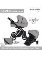 knorr-baby Kombikinderwagen Luzon 11- teilig Silver Edition verschiedene Designs