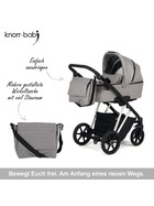 knorr-baby Kombikinderwagen Luzon 11- teilig Silver Edition verschiedene Designs