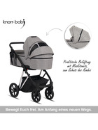 knorr-baby Kombikinderwagen Luzon 11- teilig Silver Edition verschiedene Designs