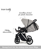 knorr-baby Kombikinderwagen Luzon 11- teilig Silver Edition verschiedene Designs