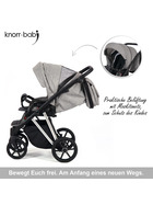 knorr-baby Kombikinderwagen Luzon 11- teilig Silver Edition verschiedene Designs