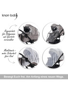 knorr-baby Kombikinderwagen Luzon 11- teilig Silver Edition verschiedene Designs