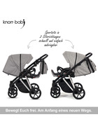 knorr-baby Kombikinderwagen Luzon 11- teilig Silver Edition verschiedene Designs