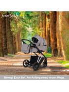 knorr-baby Kombikinderwagen Luzon 11- teilig Silver Edition verschiedene Designs