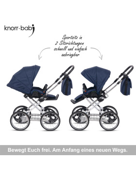 knorr-baby Kombikinderwagen Naxos verschiedene Designs