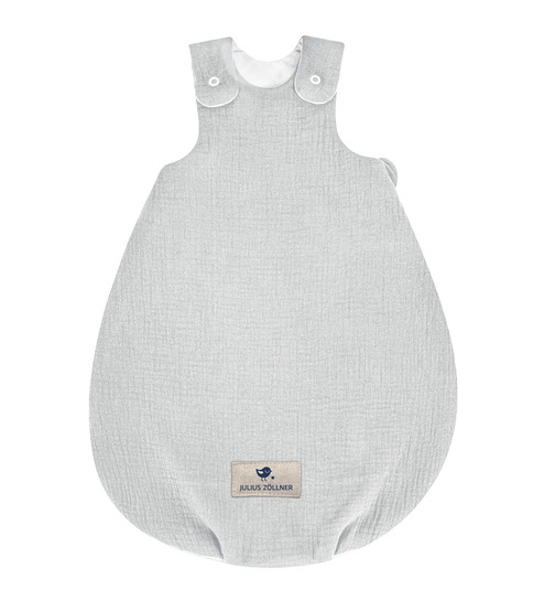 Julius Zöllner Babyschlafsack Terra Musseline grau