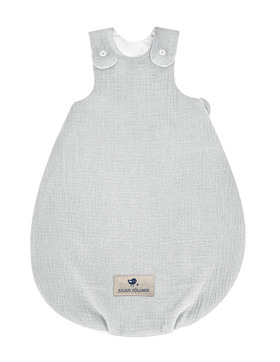 Julius Zöllner Babyschlafsack Terra Musseline grau
