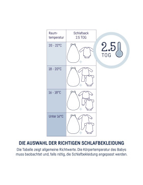 Julius Zöllner Babyschlafsack Terra Musseline grau