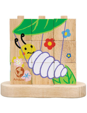 Ever Earth Stapelpuzzle Schmetterling