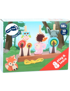 small foot Steckspiel Waldtiere