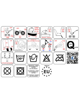 Zekiwa Kombikinderwagen Brilliant verschiedene Designs