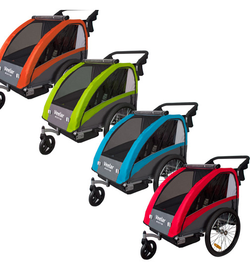 Tiggo Kinderwagen-Fahrradanhänger 2in1 verschiedene Designs