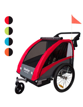 Tiggo Kinderwagen-Fahrradanhänger 2in1 verschiedene Designs