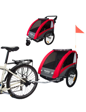 Tiggo Kinderwagen-Fahrradanhänger 2in1 verschiedene Designs