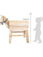 small foot Holzpferd groß