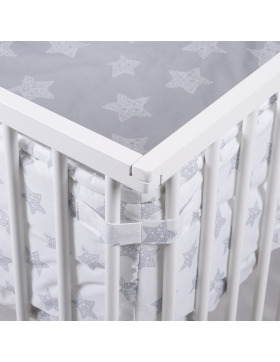 Honey Bee Baby Laufgitter Laufstall 75x100 cm weiß verschiedene Designs