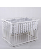 Honey Bee Baby Laufgitter Laufstall 75x100 cm weiß verschiedene Designs