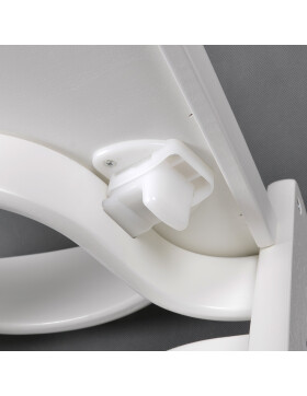 Honey Bee Treppenhochstuhl Kinderhochstuhl mit großer Essplatte weiß